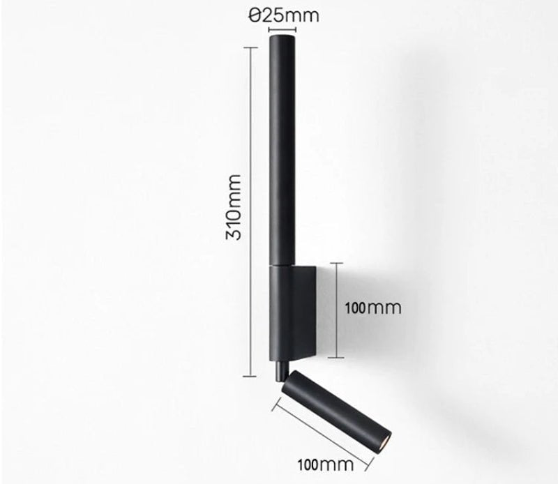 Truvelux Minimalist Wall Light With Led Warm White