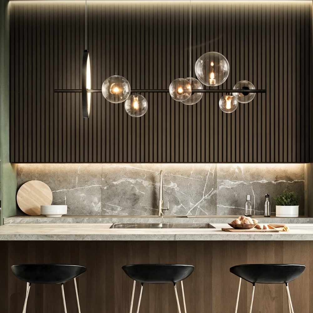 Candelabru Modern NovaLuxe pentru Iluminat Elegant al Casei