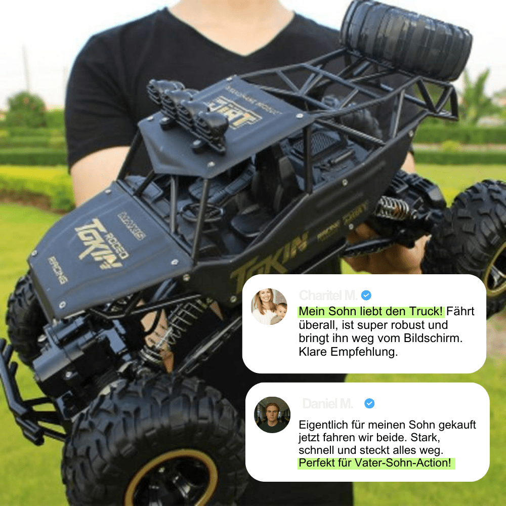 ThunderRidge X4 Rugged Remote-Control Monster Truck For All-Terrain Outdoor Adventures
