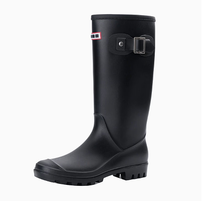 HighSpat Women's Waterproof Rain Boots With Grippy Sole For Wet Weather