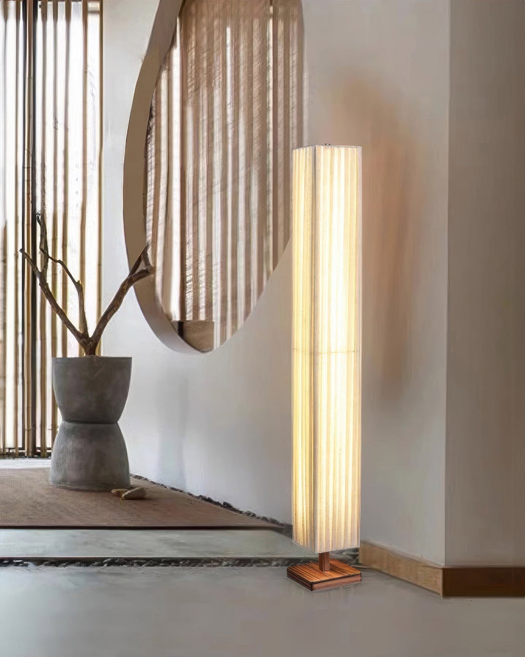 Sylara állólámpa wabi sabi orientális minimalista stílusban nappaliba