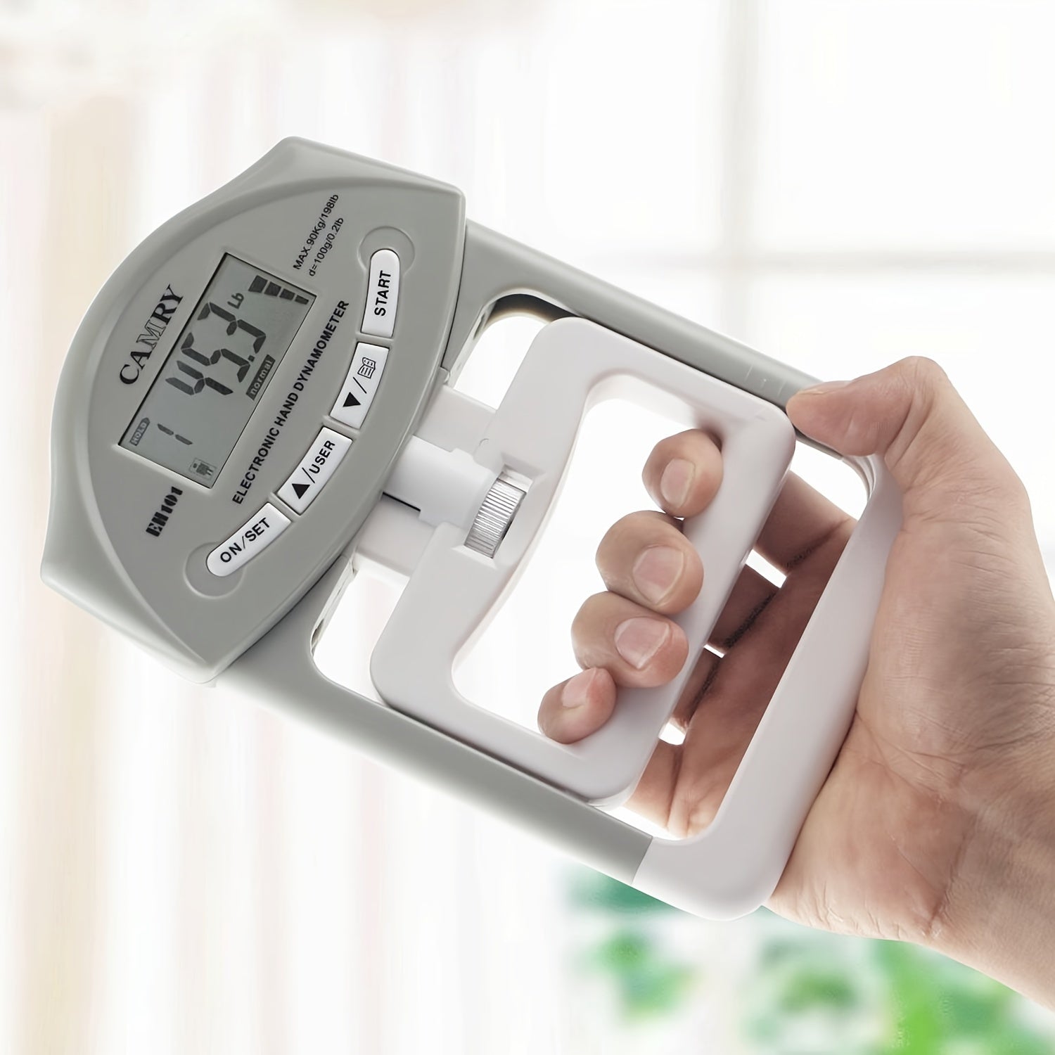 Gripmeter Pro Digitalt greppstyrkemätare med automatisk registrering