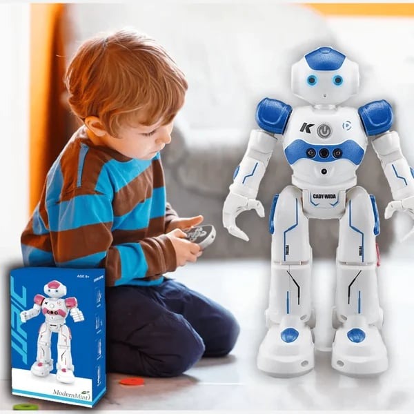 Robot per bambini ThinkBot con controllo gestuale che balla e parla, ricaricabile