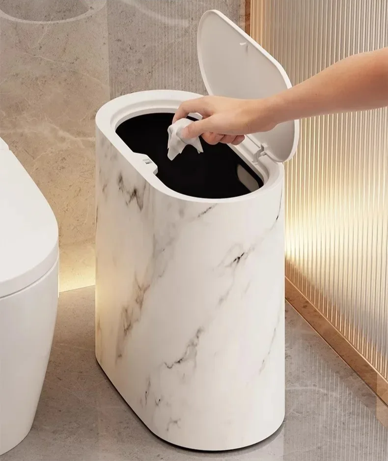 Nordic Marble Design Trash Can