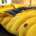 Thickened Corduroy Velvet Bedding Set