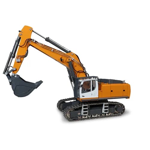 Hydraulický bagr G308H v měřítku 1/14 s kovovou konstrukcí pro nadšence