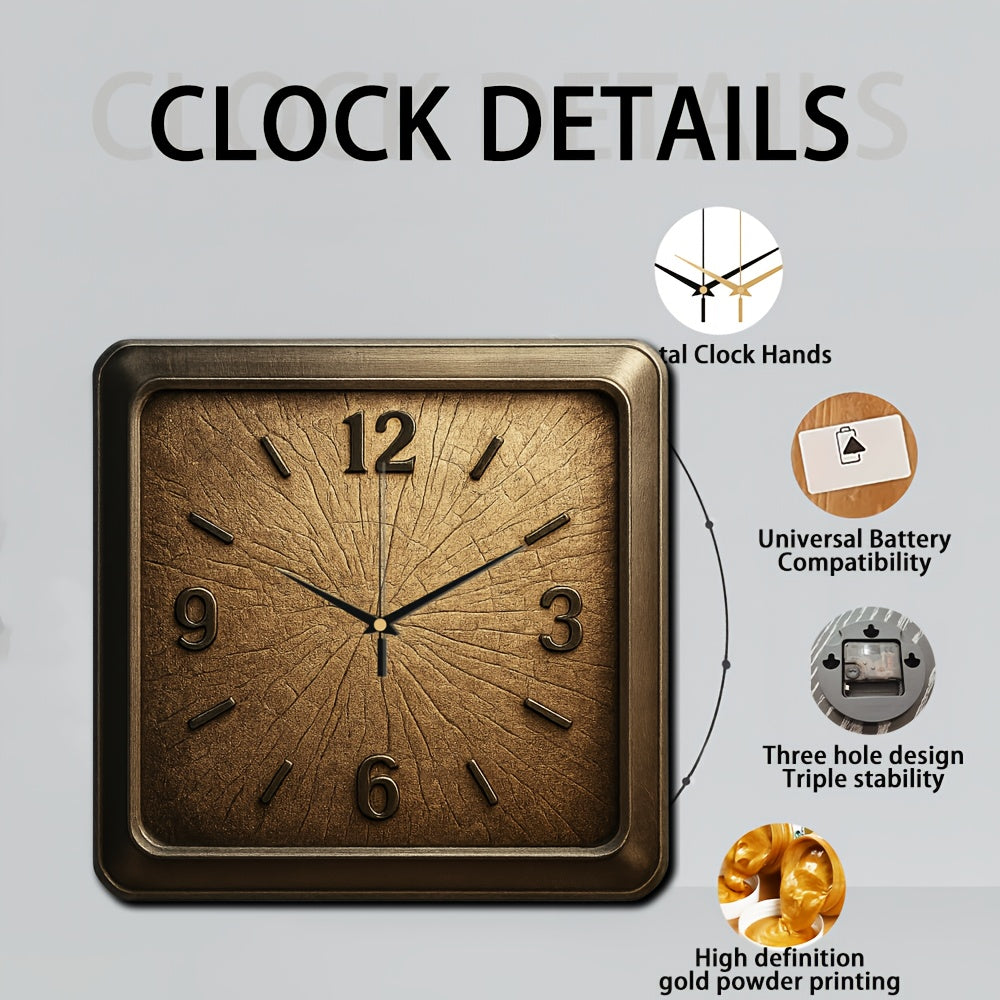 Woodtime Massivt Træ Minimalistisk Vægur