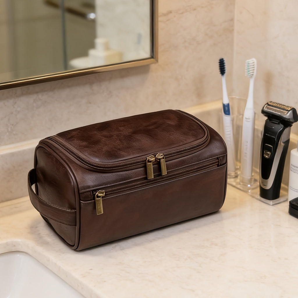 UrbanCraft Bolsa Organizadora de Viagem de Negócios em Pele Vintage para Homem
