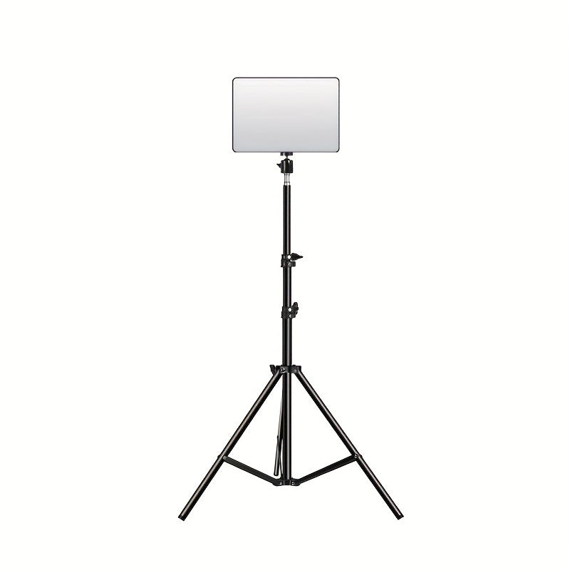 LED Photography Light Stand With Adjustable Aluminum Tripod And Studio Lamp