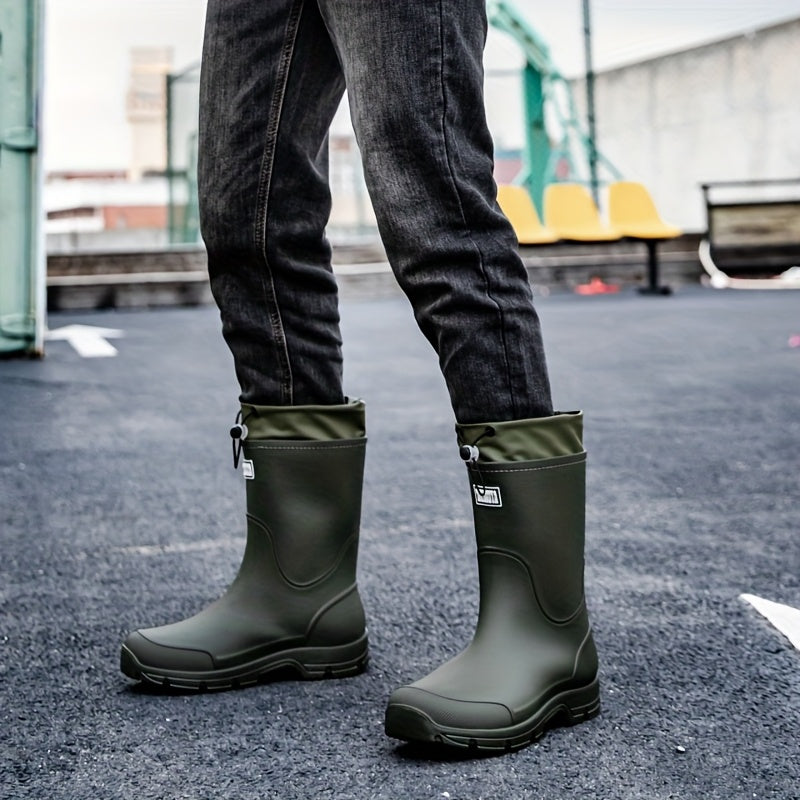 Rainstep Waterproof Mid-Calf Boots For Men And Women