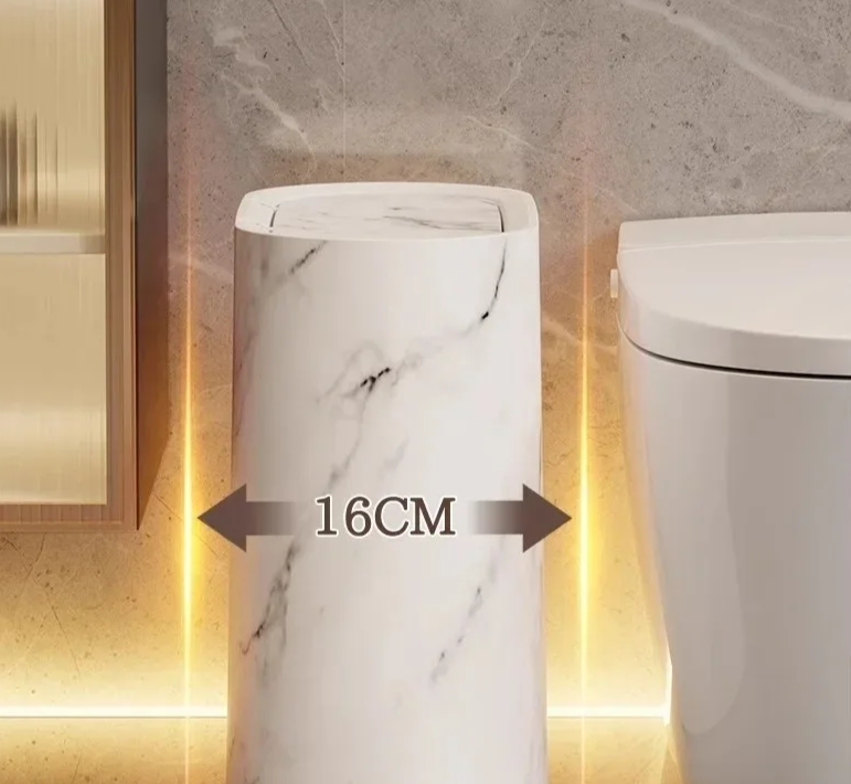 Nordic Marble Design Trash Can