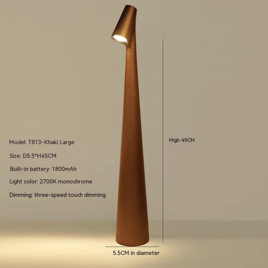 Rechargeable Cordless Table Lamp For Indoors Or Outdoors, Stylish And Practical
