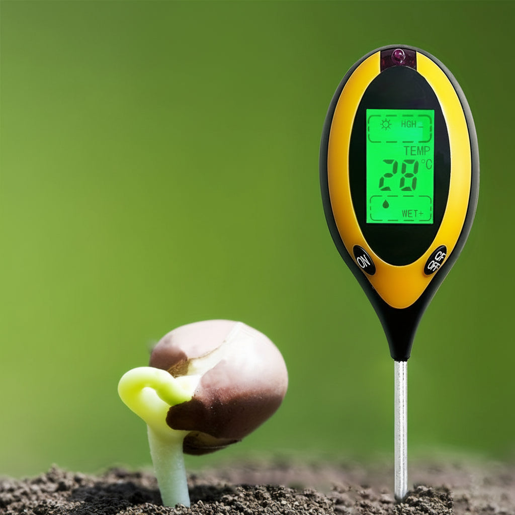 Soilmaster 4'ü 1 Arada Profesyonel Toprak Nem Ölçer Bahçeler İçin