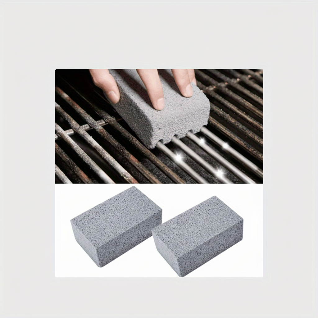 Pietra Pomice Non Graffiante Flameclean per la Pulizia di Griglie e Barbecue