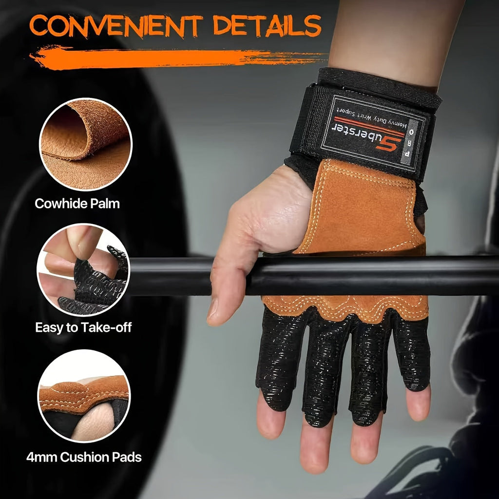 GripGuard Anti-Slip Lifting Gloves For Everyday Gym Sessions