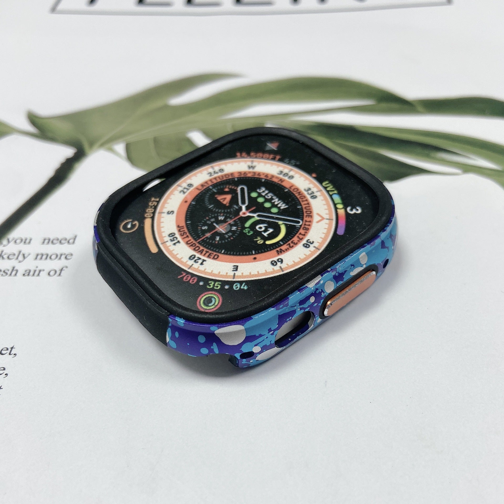 Quanta Watch ultra strapabíró alumíniumötvözet védőtok Apple Watch-hoz