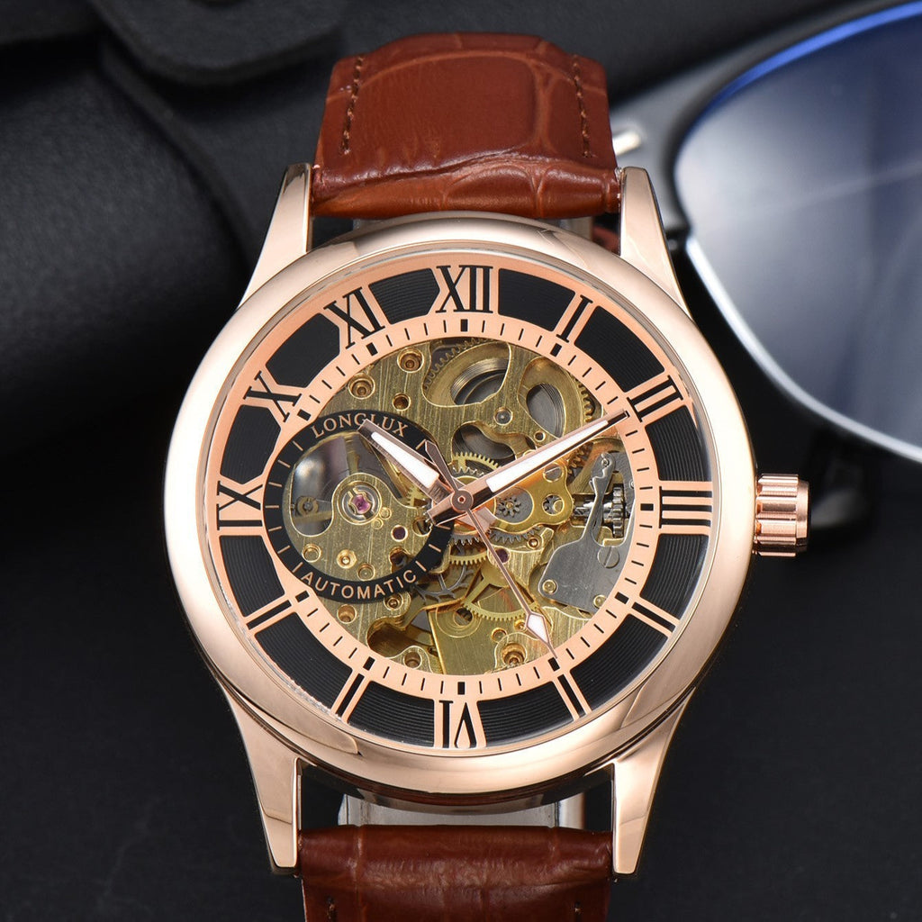 Reloj de acero inoxidable AuroraForge con esfera automática de 40 mm edición