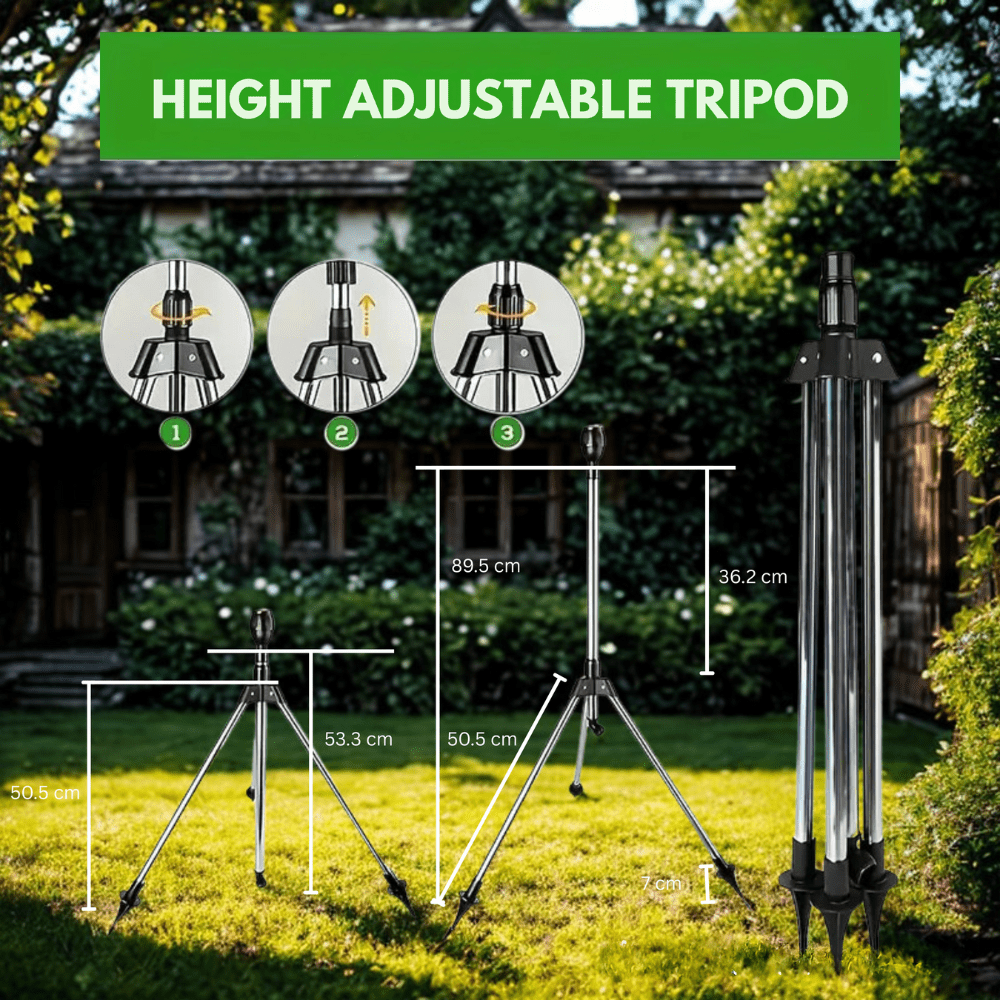 AquaPulse 360-Degree Garden Sprayer For Efficient Watering