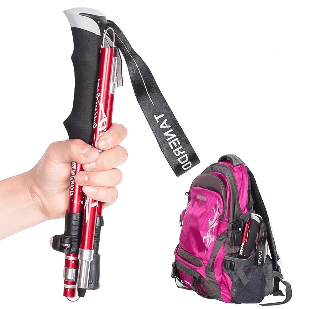 All-Day Comfort Trekking Poles With Compact Telescoping Design For Trails
