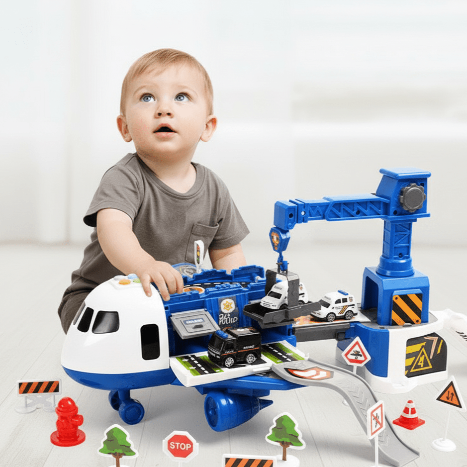 Voyager Aircraft And Vehicle Play Set Non Toxic ABS ASTM EN71 Safe Toy