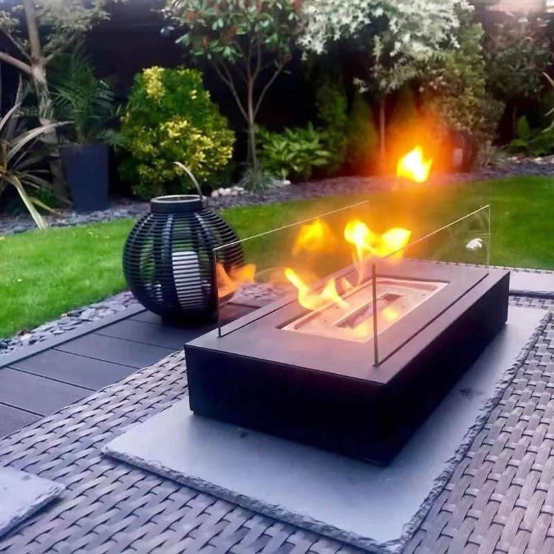 EmberNova Tabletop Bioethanol Fireplace For Indoor Or Outdoor Use