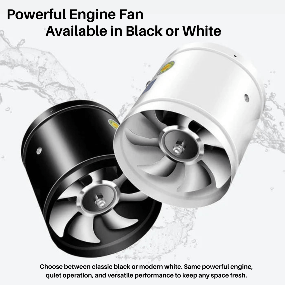 VentGlow Ventilador de Extractor Silencioso para Aire Fresco y Limpio