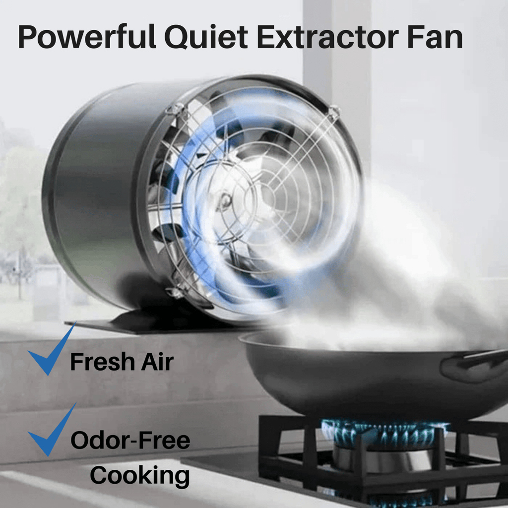 VentGlow Ventilador de Extractor Silencioso para Aire Fresco y Limpio