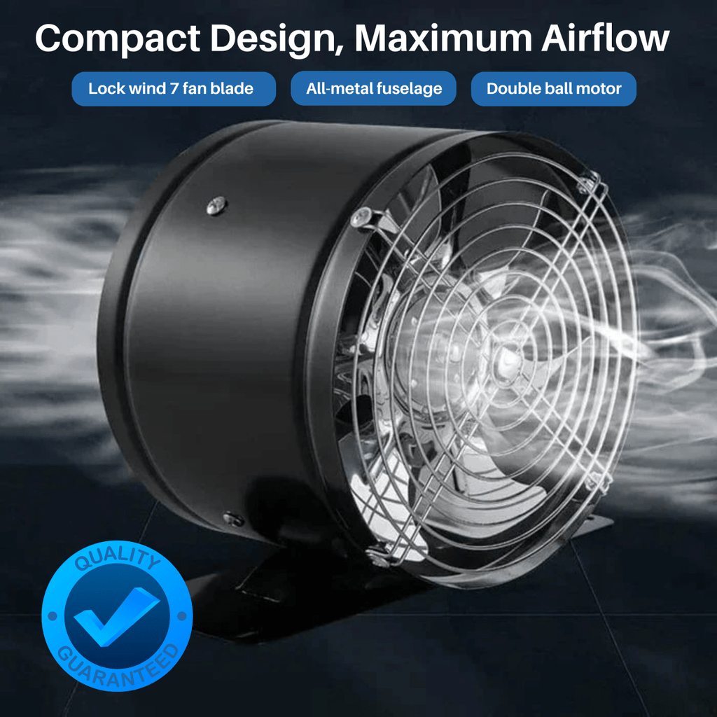 VentGlow Ventilador de Extractor Silencioso para Aire Fresco y Limpio