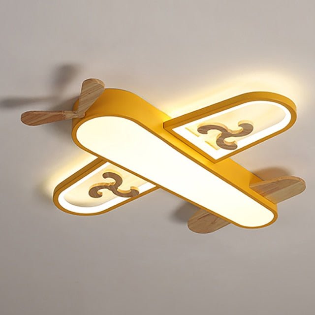 AeroGlow LED taklampe for barnesoverom, flydesign
