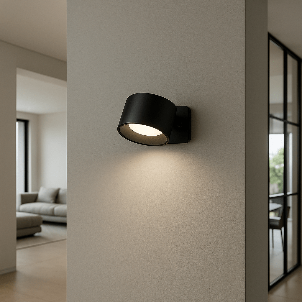Bezprzewodowa lampa LED NovaGlow z obrotową głowicą o kącie 360 stopni dla elastycznych kątów oświetlenia