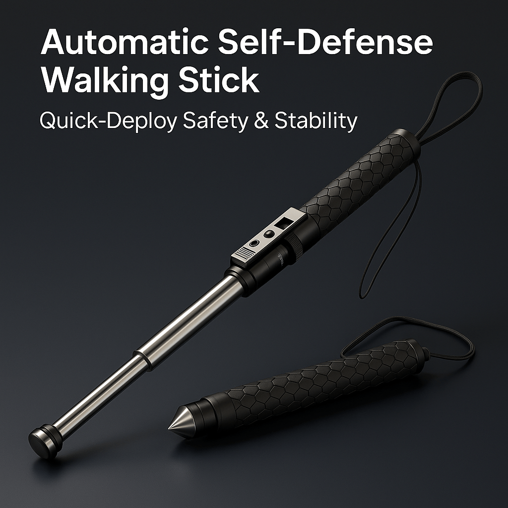 ApexGuard Trek Auto-Deploy Cane With Steady Support
