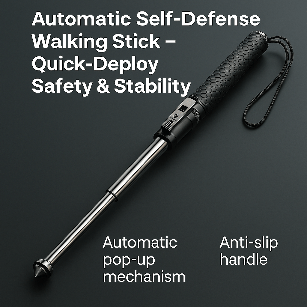 ApexGuard Trek Auto-Deploy Cane With Steady Support