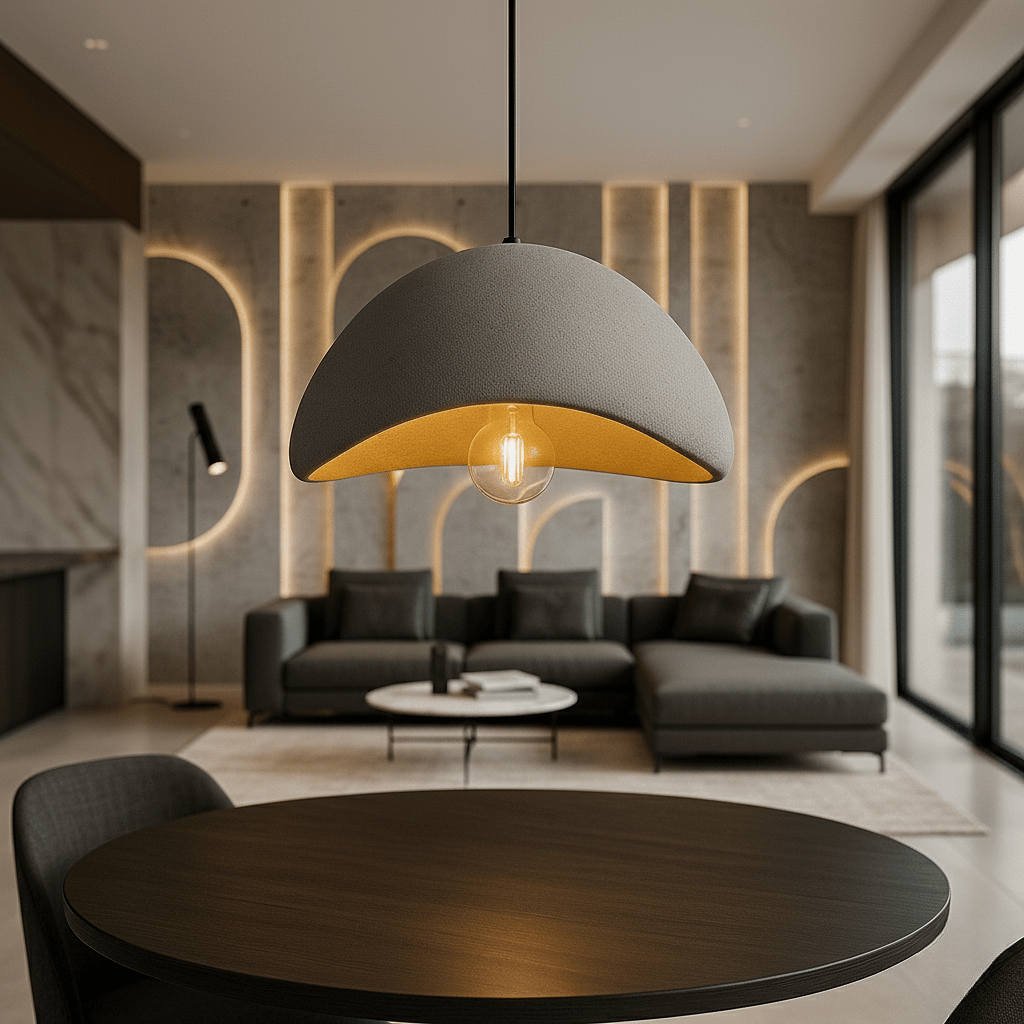 Lámpara Colgante de Techo Aurelia Glow con Regulación de Calidez para Hogares Modernos