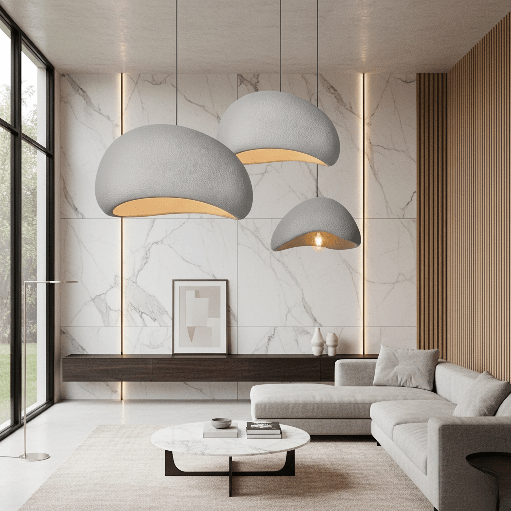 Lámpara Colgante de Techo Aurelia Glow con Regulación de Calidez para Hogares Modernos