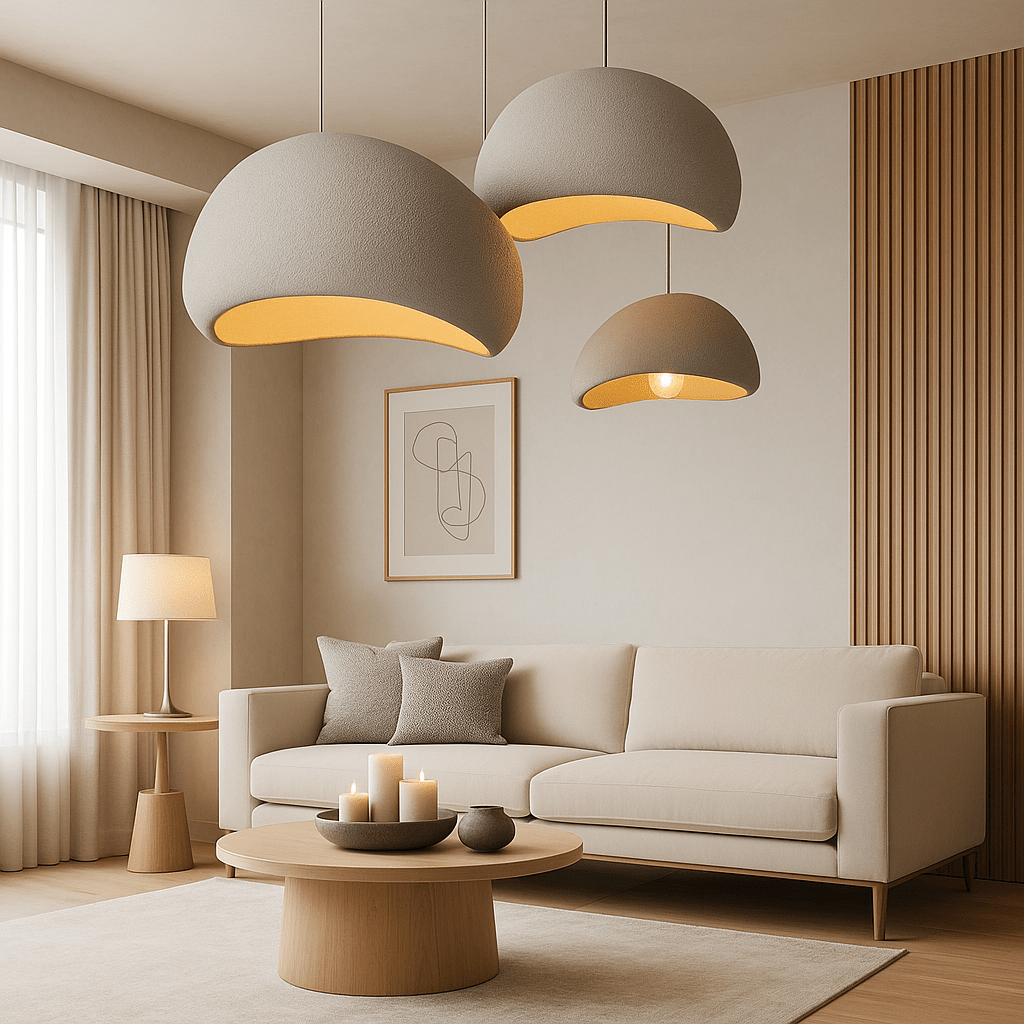Lámpara Colgante de Techo Aurelia Glow con Regulación de Calidez para Hogares Modernos
