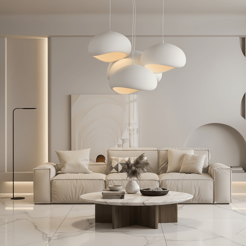 Lámpara Colgante de Techo Aurelia Glow con Regulación de Calidez para Hogares Modernos