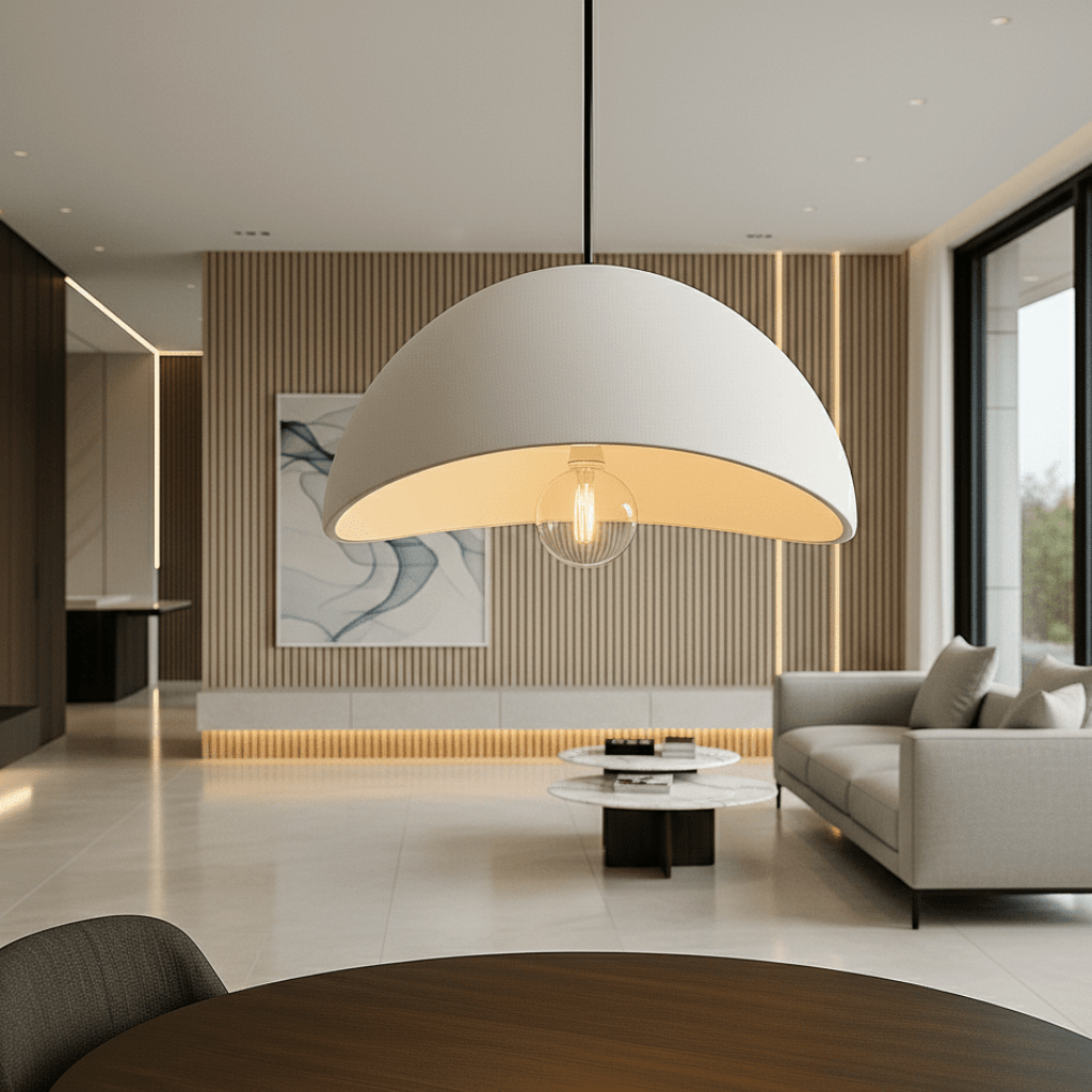 Lámpara Colgante de Techo Aurelia Glow con Regulación de Calidez para Hogares Modernos
