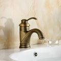 Robinet de salle de bain en laiton antique avec mitigeur pour évier, pour usage commercial dans les bars