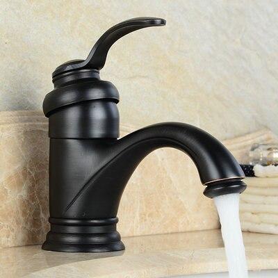 Robinet de salle de bain en laiton antique avec mitigeur pour évier, pour usage commercial dans les bars