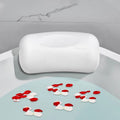 AquaCloud Ergonomic Bath Pillow With Neck And Head Support For Spa Style Relaxation