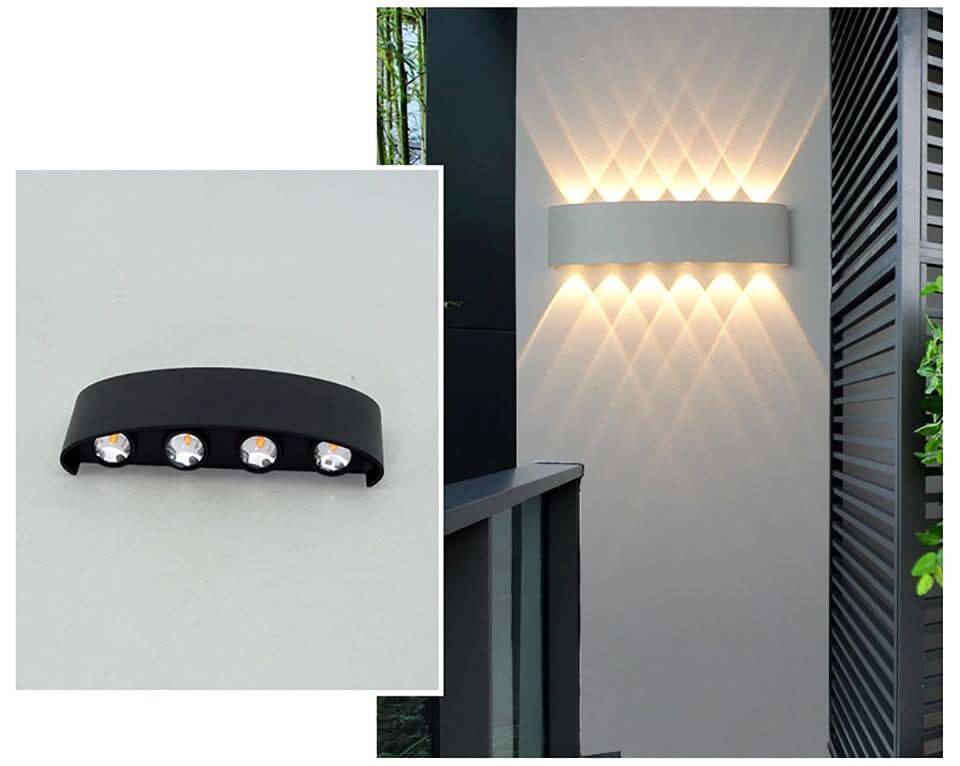 Aluminum Exterior Wall Light Waterproof LED And Energy Efficient