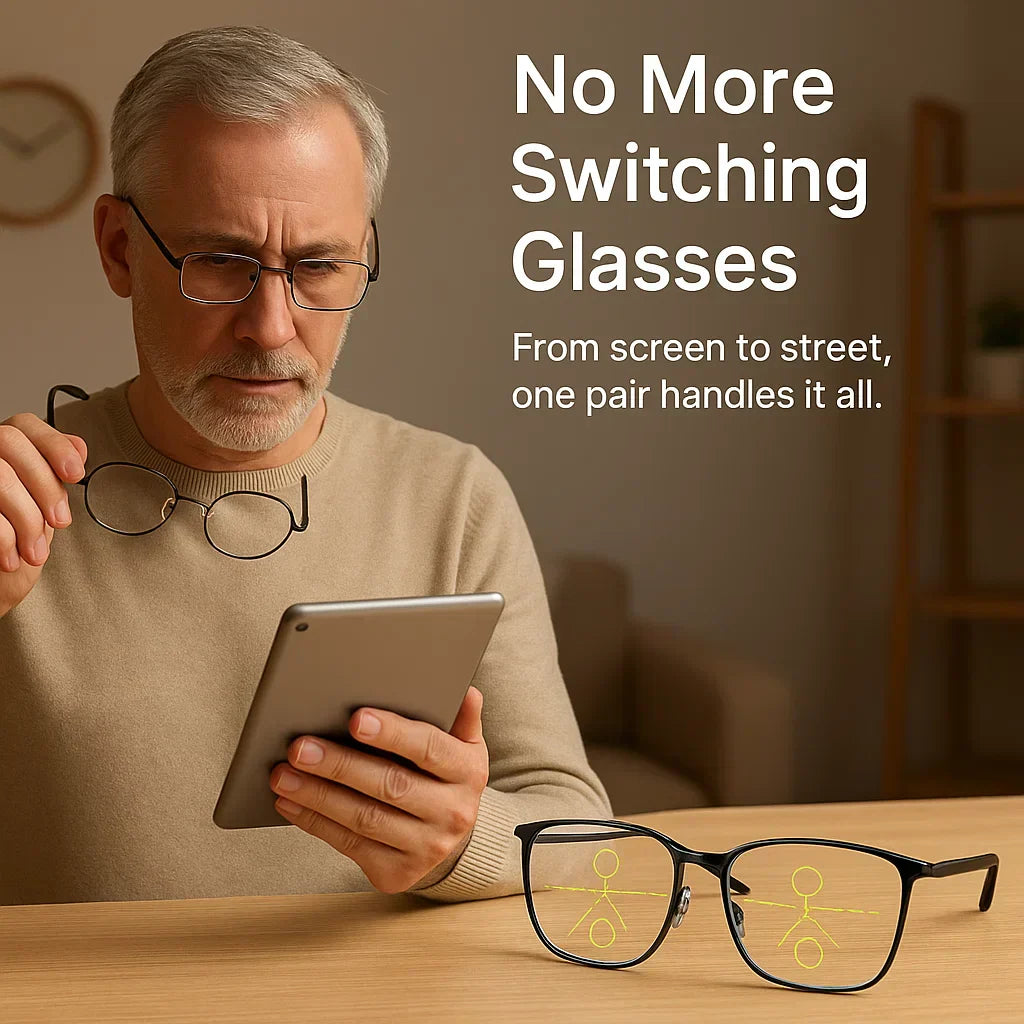 German-Designed Progressive Eyeglasses for Everyday Clarity
