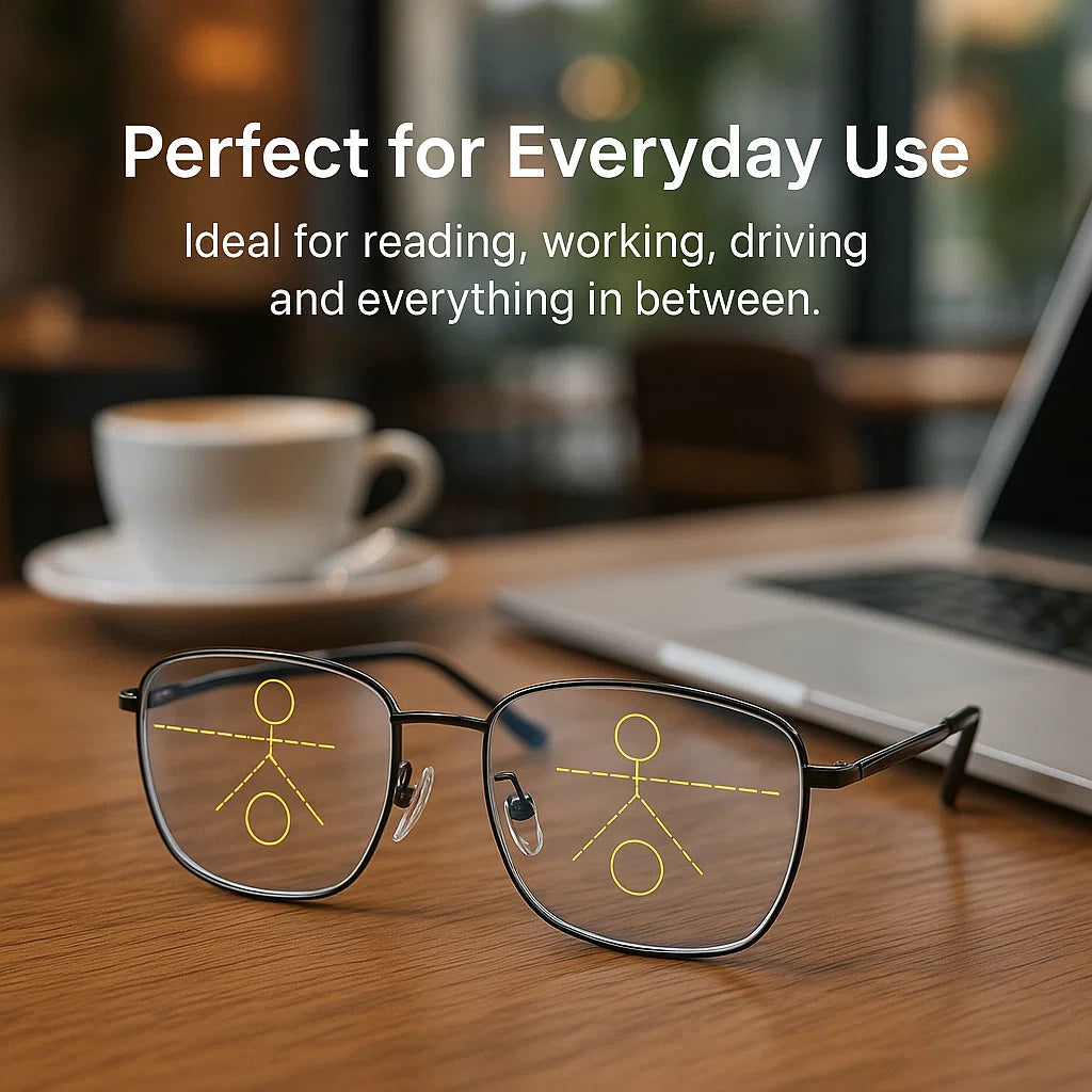 German-Designed Progressive Eyeglasses for Everyday Clarity
