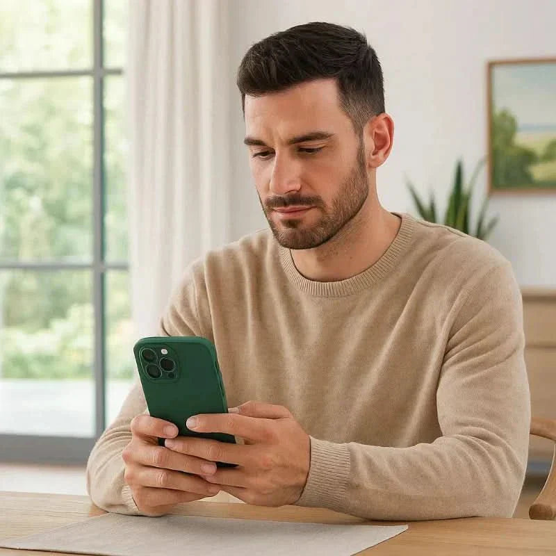 Capa de Silicone NovaGuard Resistente a Impactos Ajustada para iPhone 14 a 17