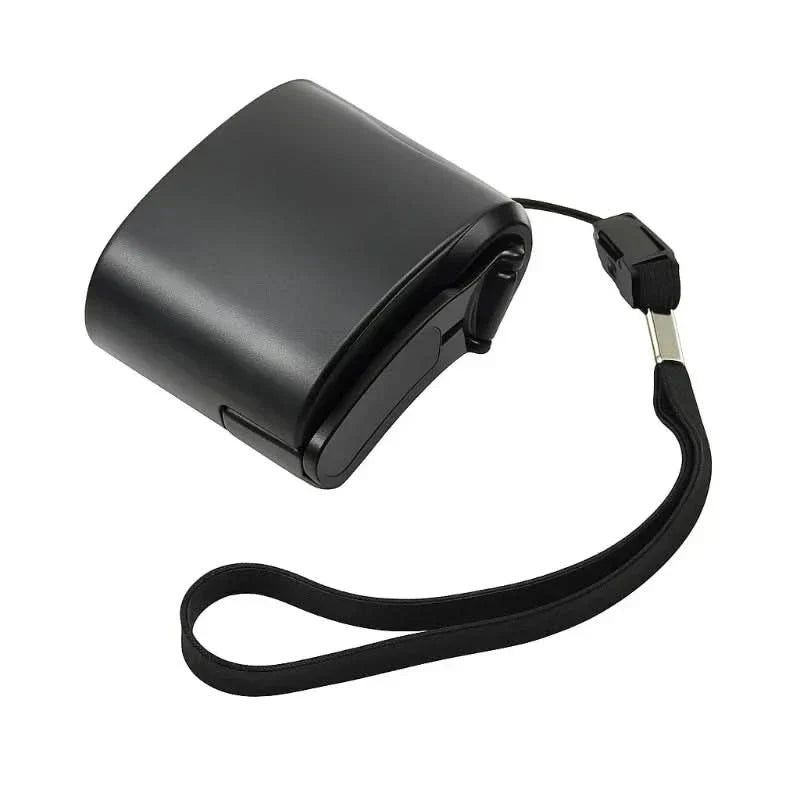 Přenosná nouzová nabíječka s USB a ruční klikou s LED světlem