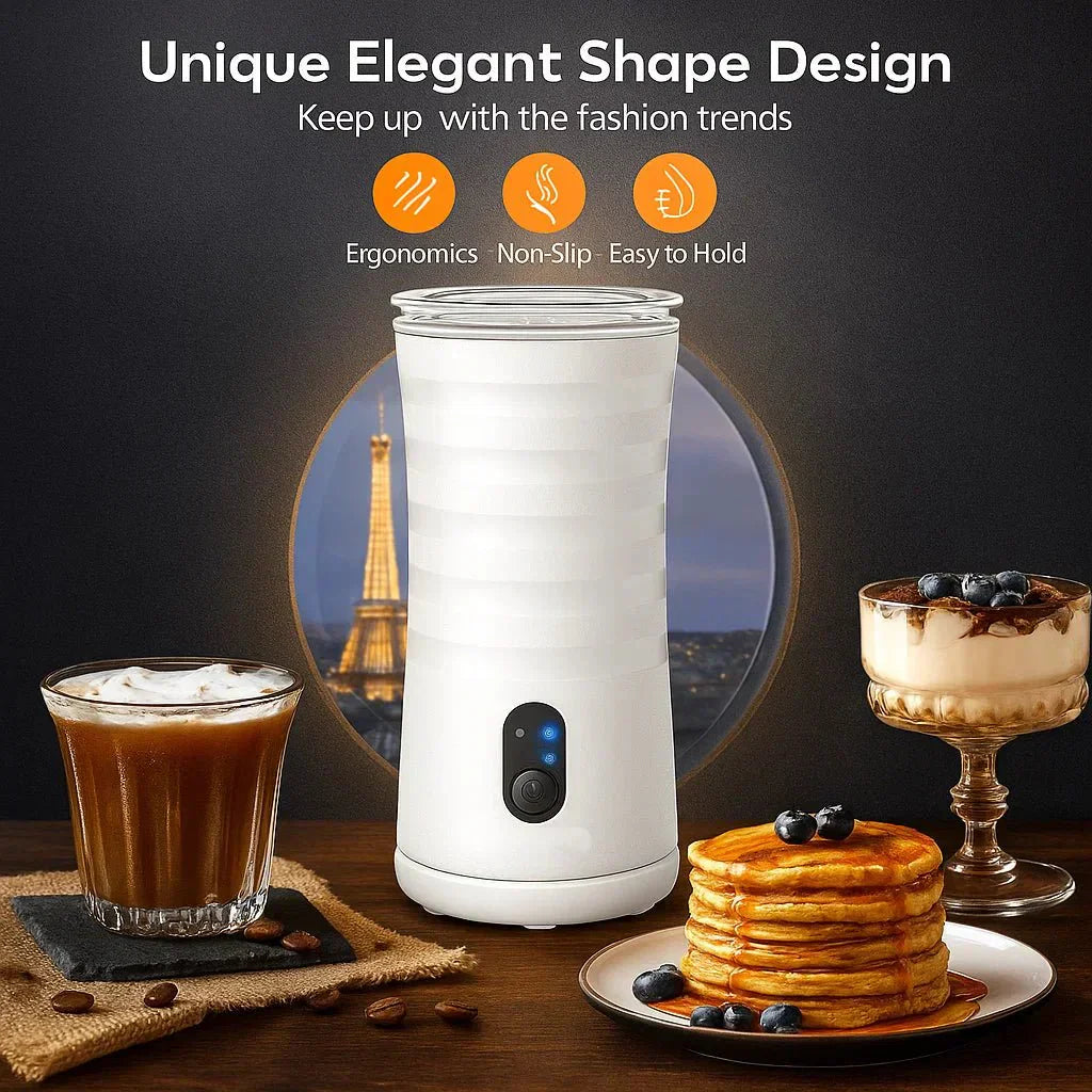 NovaBrew zařízení pro napěnění a napařování mléka baristické kvality pro domácí kávu