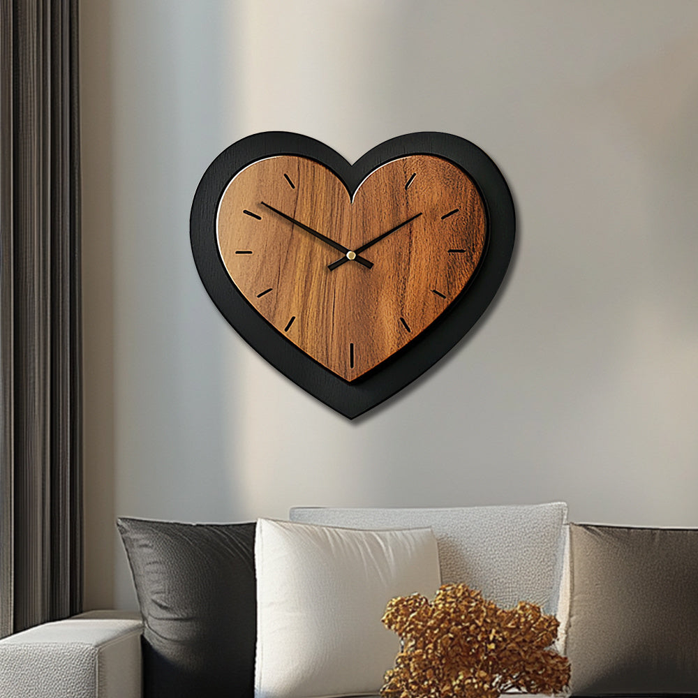 Rustikální dřevěné nástěnné hodiny Timberheart