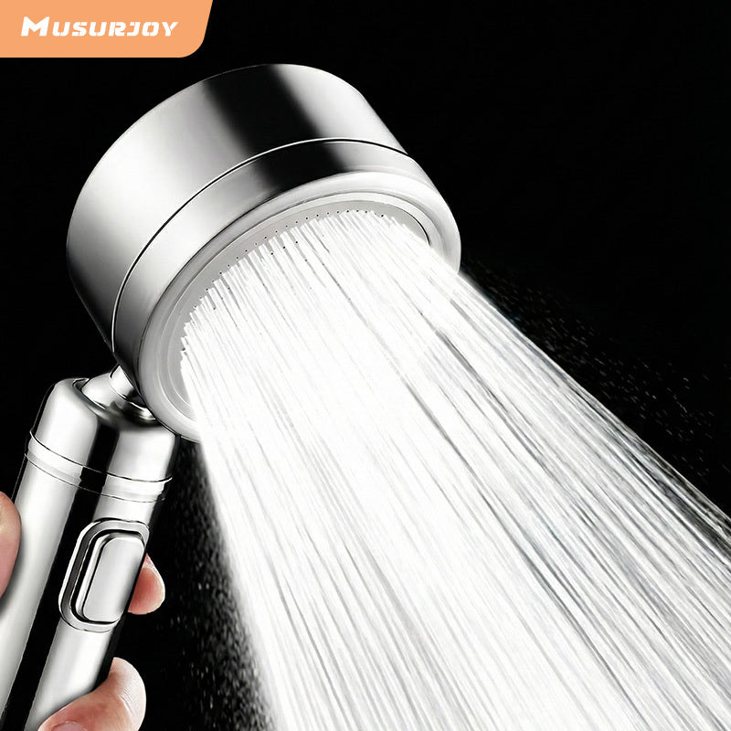 Cabeça de Chuveiro Portátil Steelrain em Aço Inoxidável com Jato Potente