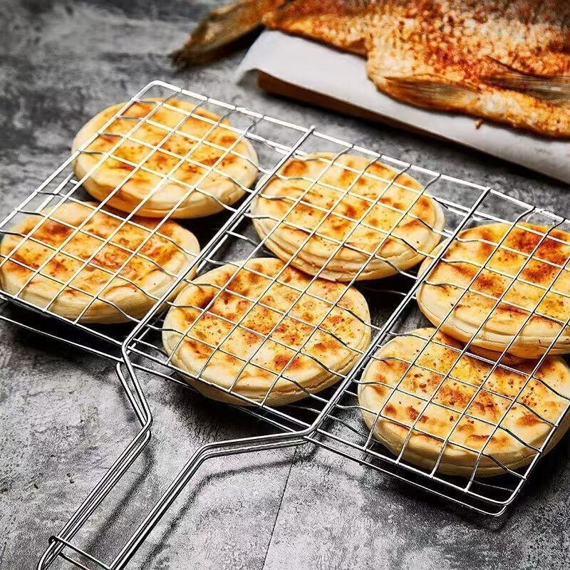 Grilovací koš GrillGrid s velkou kapacitou pro rovnoměrné venkovní grilování