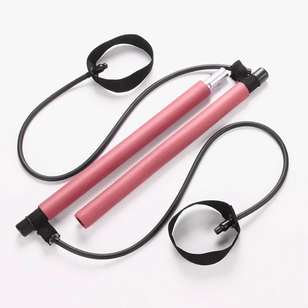CoreFlex Portable Bar Set With Resistance Bands For Home Workouts